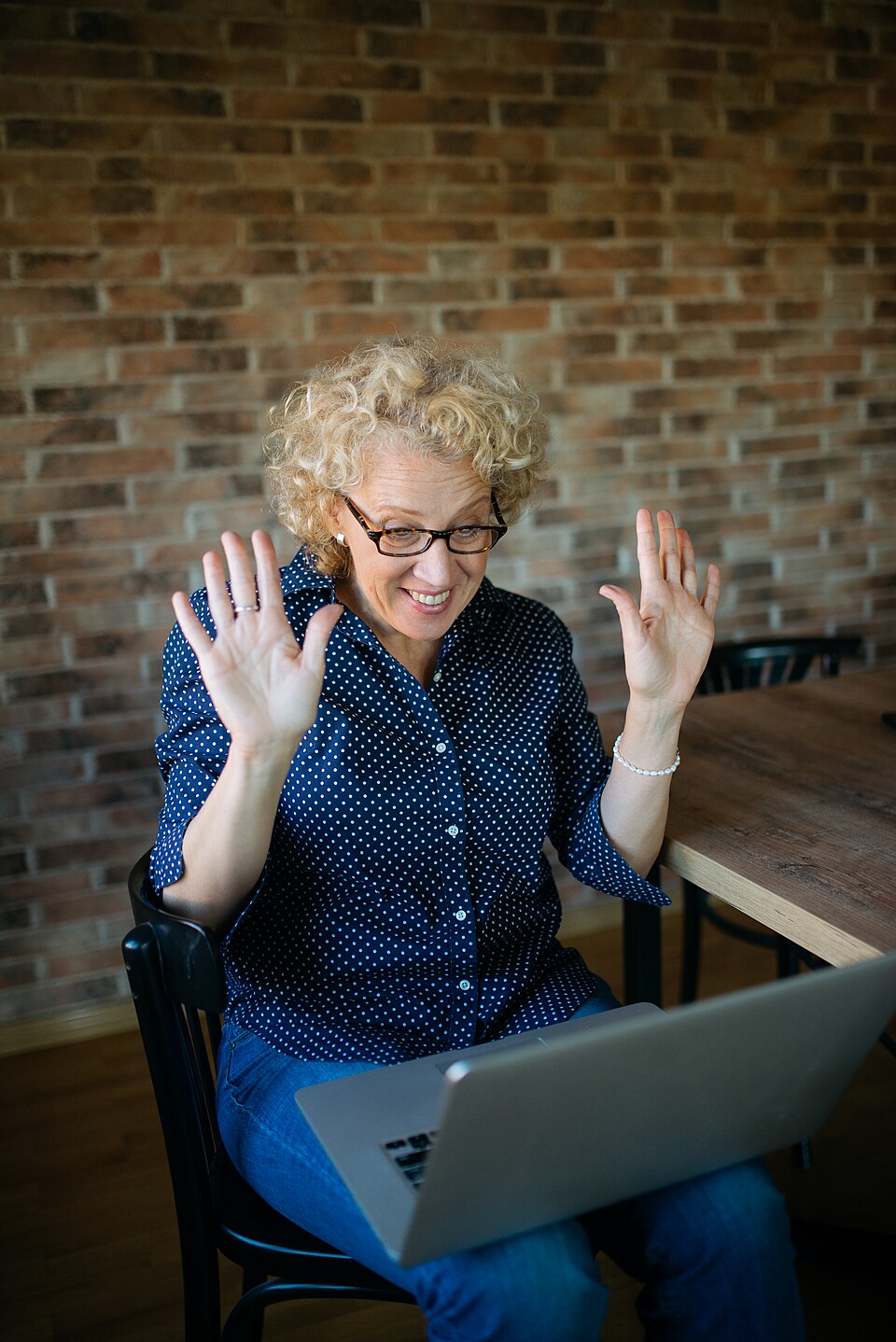 remote jobs interview by video call